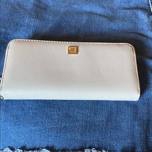 Vintage Anne Klein Cream Wallet